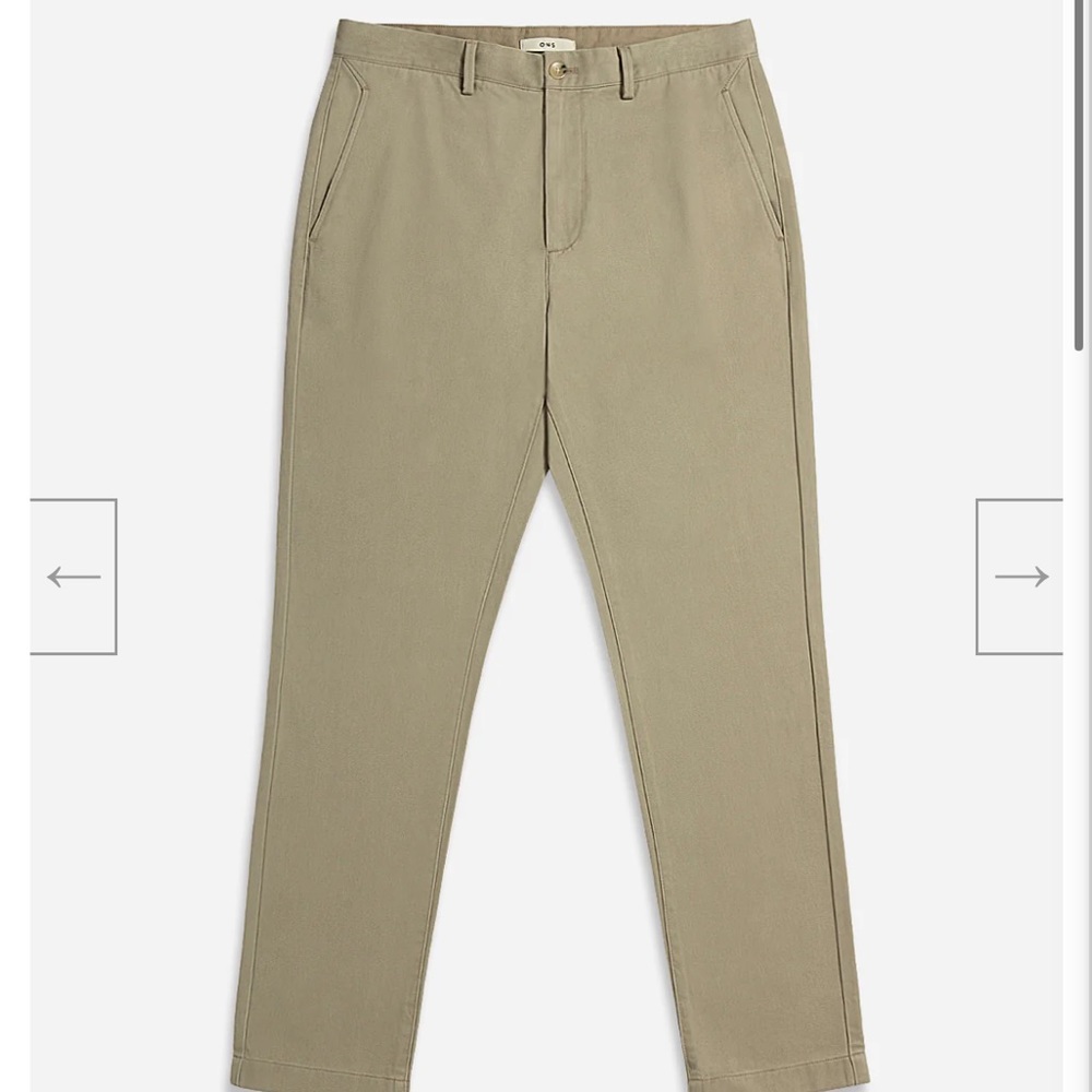 ONS mens nile’s chino pants in khaki